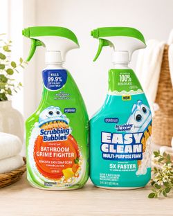 Scrubbing Bubbles Bathroom Grime Fighter and Easy Clean Multi-Purpose Foam(4$$ EACH)