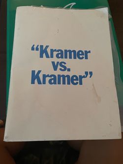 Kramer vs Kramer script