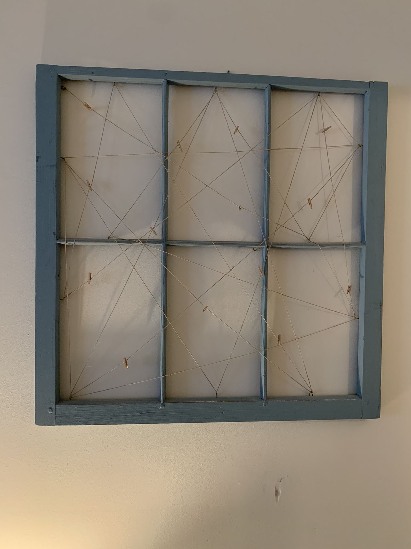 Window picture frame