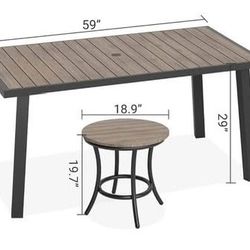 Patio dining set