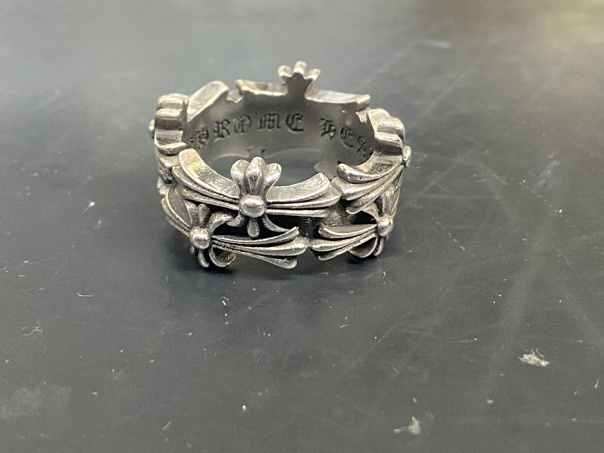 Chrome Hearts  2013 Double Cross Ring