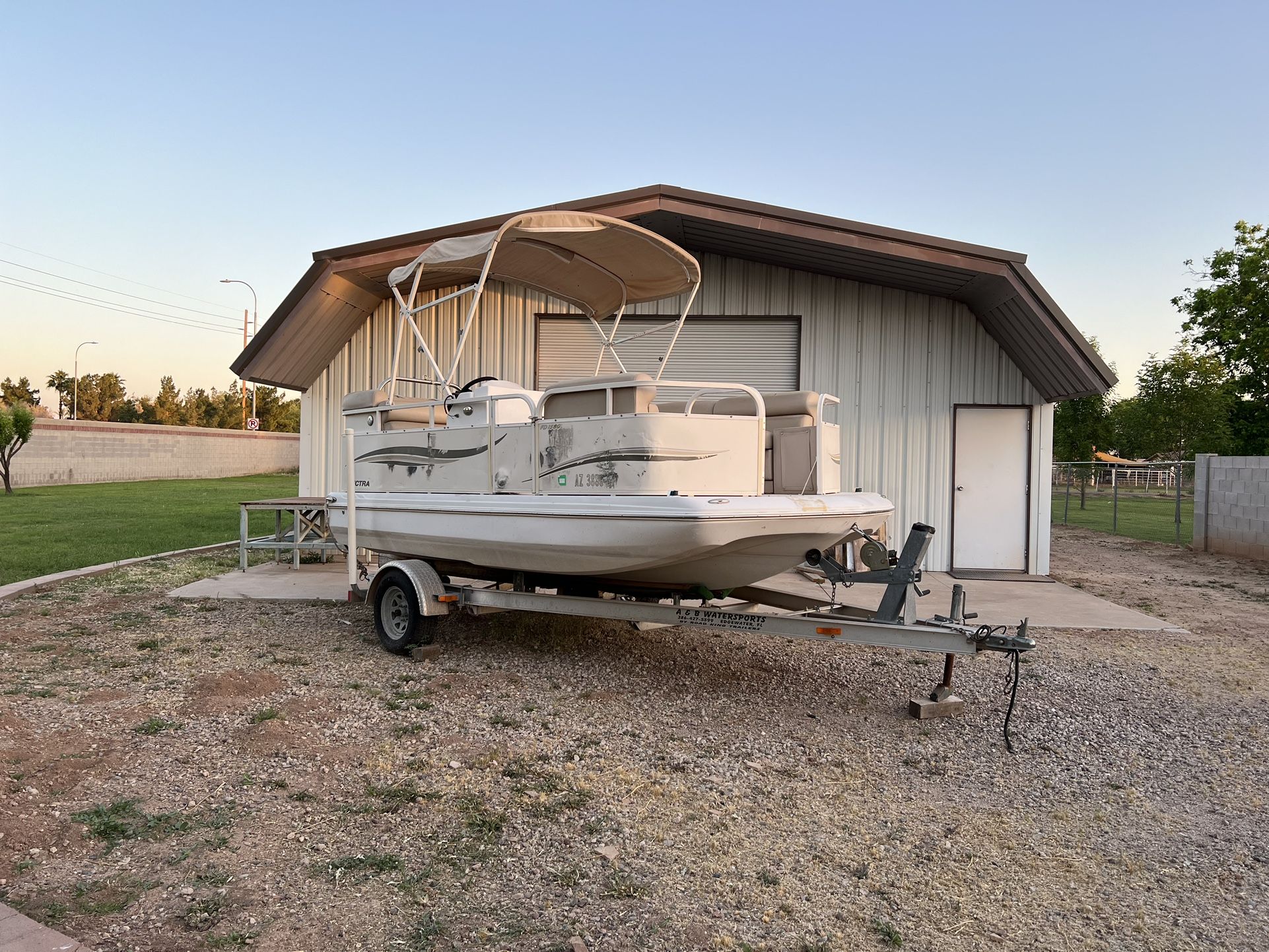 2006 Vectra FD1580 15ft Deck Boat (Pontoon style)
