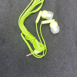 **New** Lime Green Headphones
