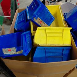 Parts Bins Stackable 14" x 8" x 7" - USED -Price is for 1