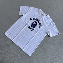 White/Blue Bape Tee