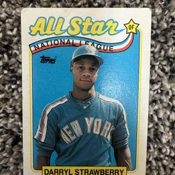 1988 Topps Darryl Strawberry #390 All Star Baseball Card