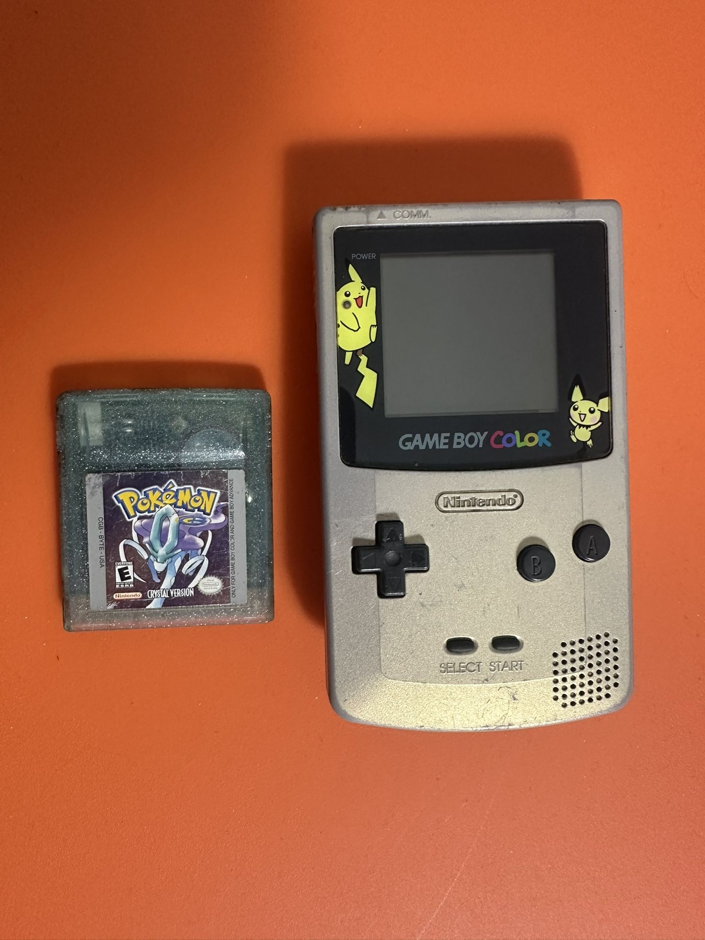 Game boy color And Pokémon Crystal
