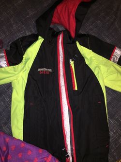 London Fog jacket boy and girl