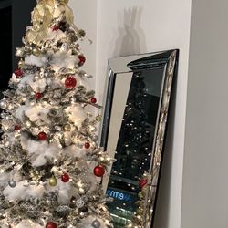 Chrome Leaning Mirror Pick Up Only 