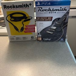 Rocksmith Real Tone Cable That Plugs Into Guitar AnRocksmith Remastered Never Used Package Was  Opened But Never Used 