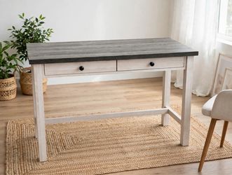 Signature Design by Ashley Dorrinson White/Gray 47" Home Office Desk