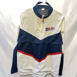 Vintage Women’s White Sox Navy & White Pullover Windbreaker 