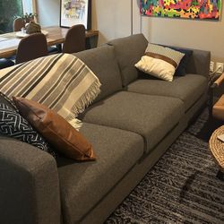 IKEA FINNALA Sofa – Gunnared Medium Gray (Like New, 1 Year Old)