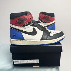 Jordan 1 Fragment Union Varsity Red Sport Royal 8.5