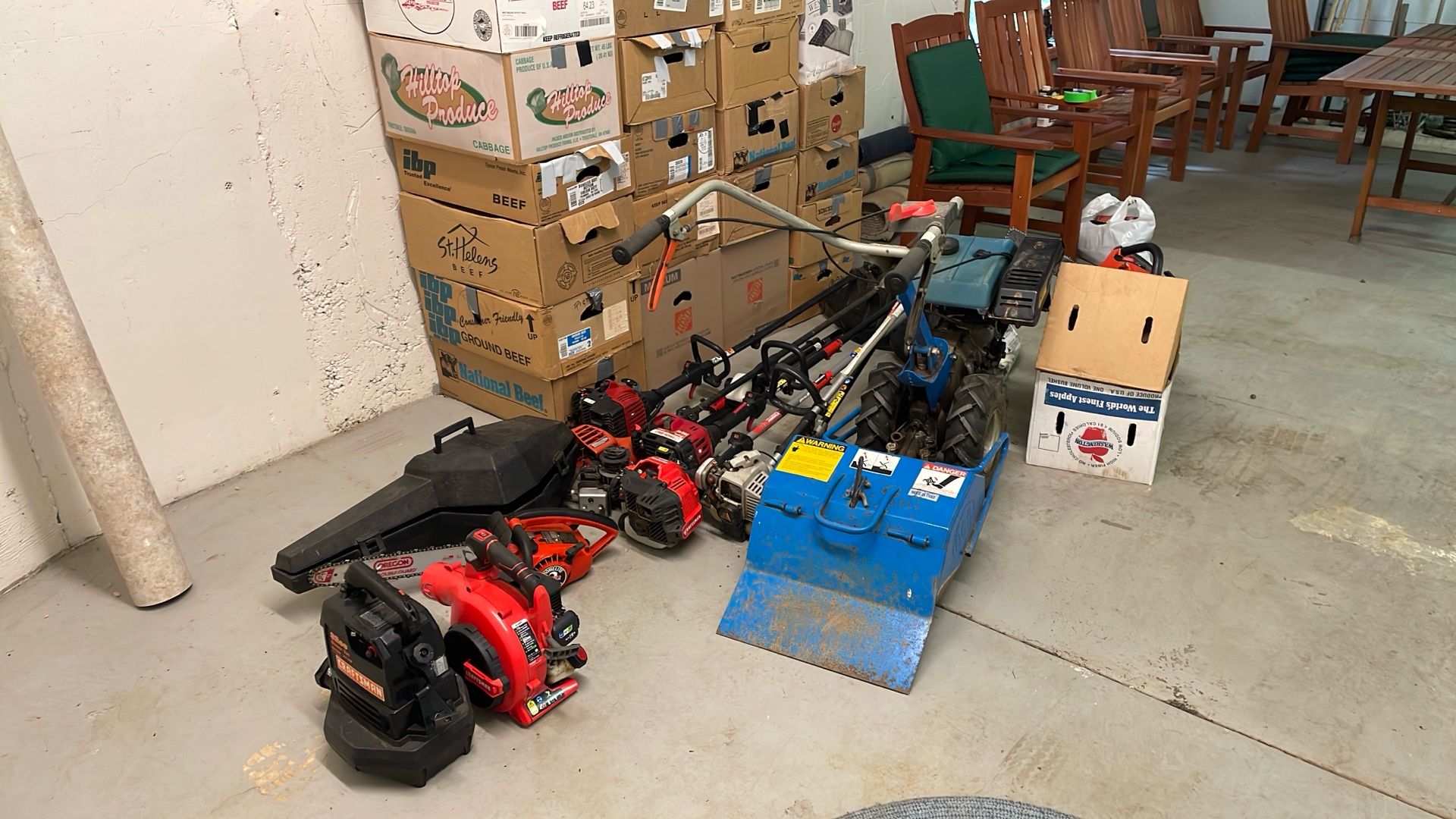 Collection of used power tools. None are presently running, make an offer for the whole lot or select individually.