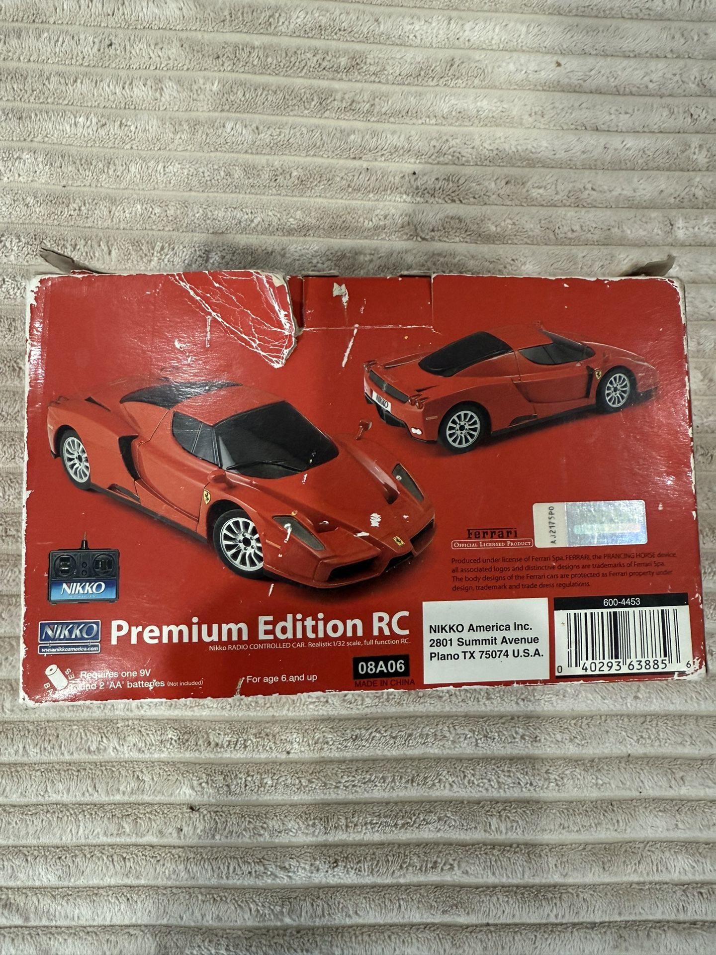 Nikko Ferrari Radio Control Car Premium Edition Radio Shack