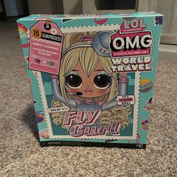Lol surprise OMG world travel fly gurl fashion doll with 15 surprises 
