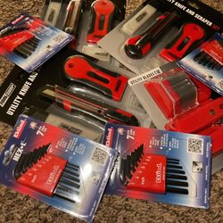 Utility Knife And Scraper Set With Free Hex L With Purchase 