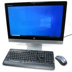 HP 20 Inch Business Grade All In One Desktop PC Intel Duo Core 8 GB Ram 750 GB HD DVDRW Webcam HDMI WiFi Bluetooth Windows 10 Professional