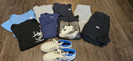 Youth Large Nike Clothes and Youth 5.5 Shoe Bundle