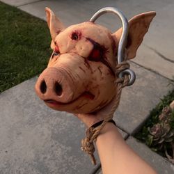 Pig head Halloween Prop