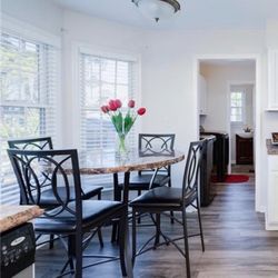 Cozy Kitchen Set — Round Table + 4 Chairs! 