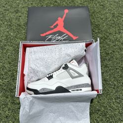Jordan 4 White Cement 