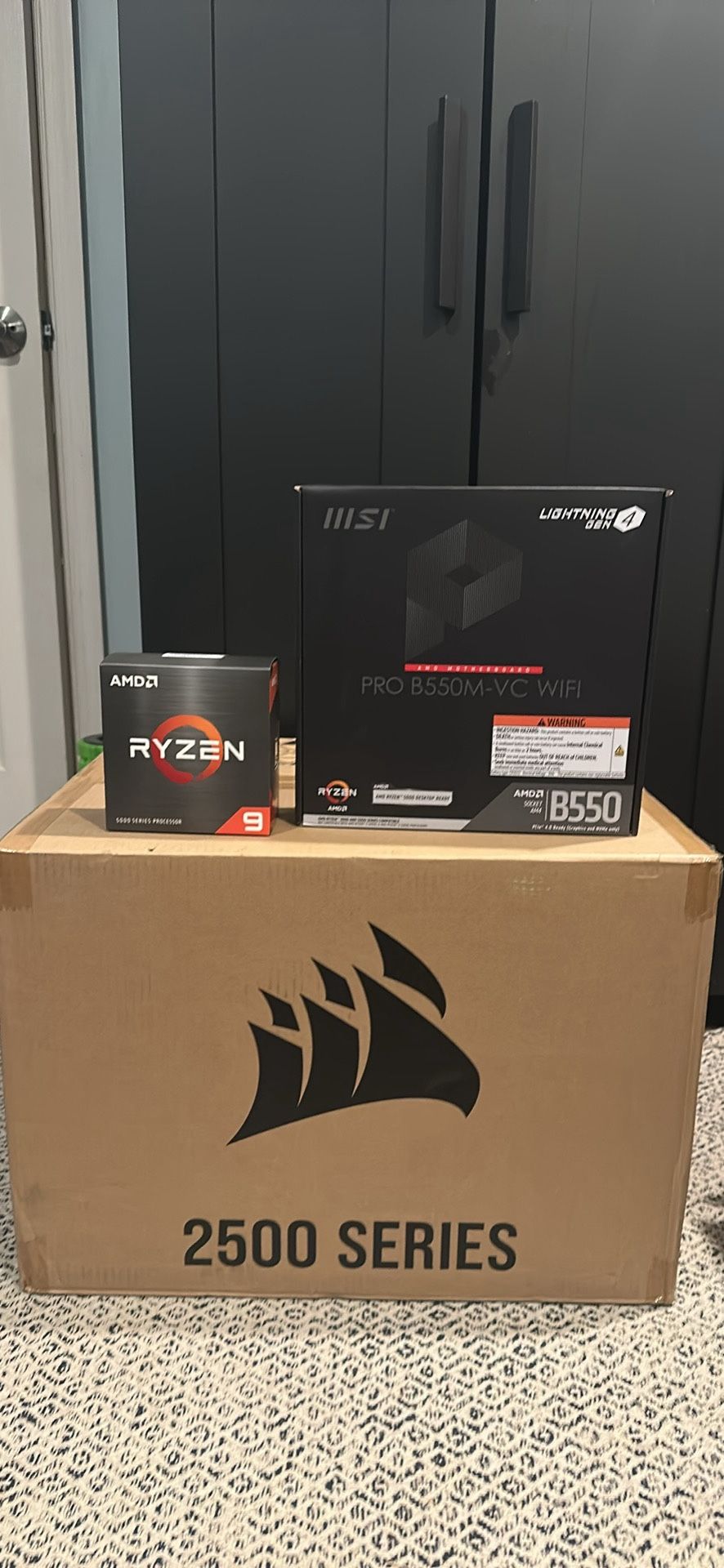 AMD AM4 PC bundle (CPU, Motherboard, and PC Case)