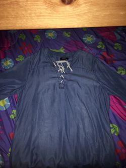 Long women jean shirt