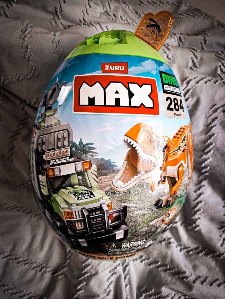 Brand New! ZURU MAX-Dino Adventure Egg 284 Piece