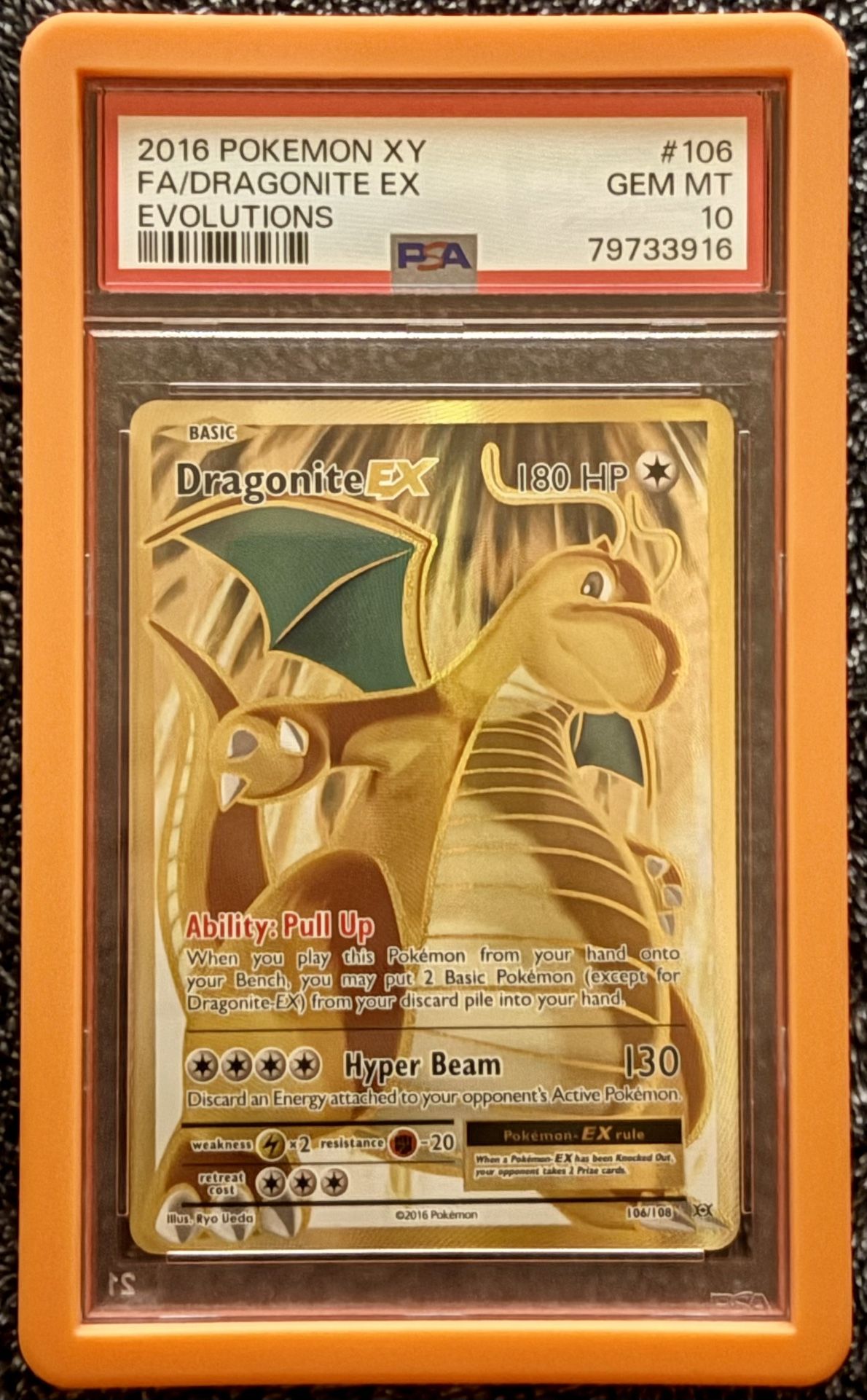 Dragonite EX PSA 10