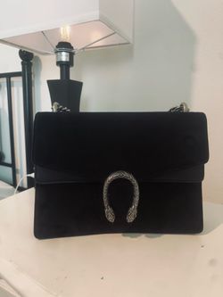 Authentic Gucci Dionysus Black Suede