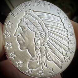 1oz Golden State Mint .999 Silver Round 