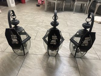 3 lámparas de casa o entrada de portones tres al Presio de una