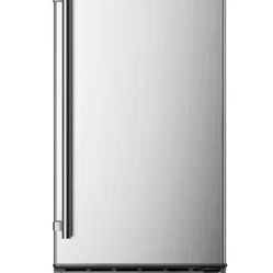 15 in. 80 lb./24H Full Size Cubes Undercounter/Built-in Commercial Ice Maker in Stainless Steel, Gravity Drainage