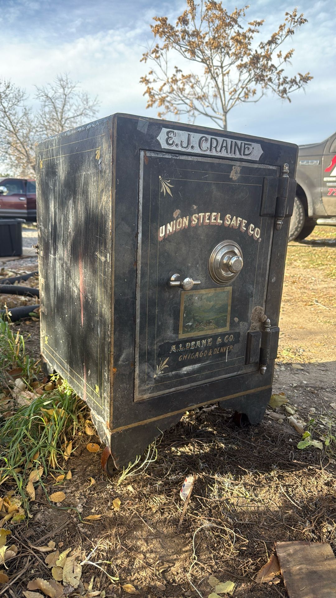 Old Vintage Safe 