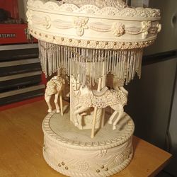 Vintage Horse Carousel Lamp