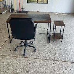 Desk/Side table/Chair