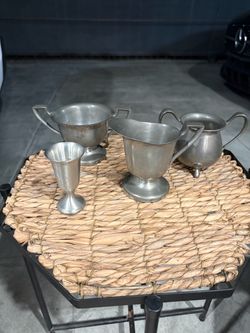 Pewter set