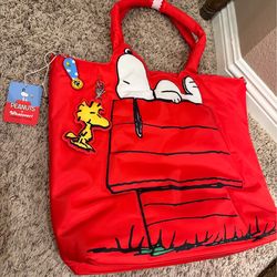 New large Snoopy Tote Bag