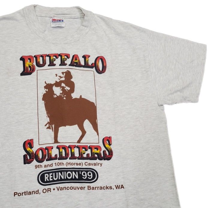 Vintage Buffalo Soldiers Reunion T-Shirt 👕