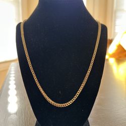 14kt Yellow Gold Franco Necklace 