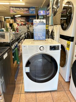 LG True Steam 7.4-cu ft Stackable Vented ELECTRIC Dryer with Steam Cycle