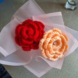 Ramo De Crochet Echa A Mano 100% 