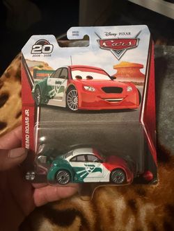 2026 Disney Pixar Cars 20th Anniversary Memo Rojas Jr. Red, White, Green Sealed