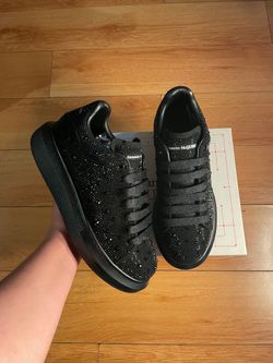 Alexander McQueen black all diamond