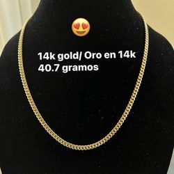 Gold Chain/Cadena De Oro 14k 