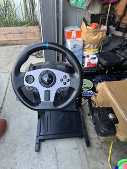 Pxn V9 Steering Wheel With Racing Wheel Stand