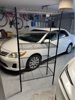 Black Wire Shelving Unit