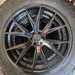 Semi New Full Set Of 22" Wheels Fuel Catalyst No Scratches Or CracksWith 37x12.50R22 Toyo Open Country A/TIII PCD 6x135 Came Out Of A Raptor Just$2300